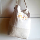 Shopper "Happy" Bauernleinen