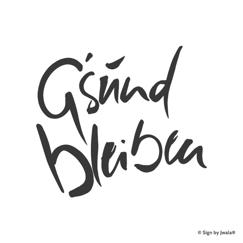 Die Botschaft „G´sund bleiben“ wird auf Kissen, veganen Kerzen, Grußkarten, Impulskarten, Wanddekoration, Taschen, Sitzkissen, Malas mit Halbedelsteinen und Riedel Gläsern aus dem Onlineshop SignShop Tirol angebracht und entfaltet dort ihre spirituelle Wirkung.