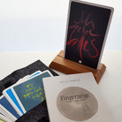 SignKarten-Set "Anthrazit" + Nuss