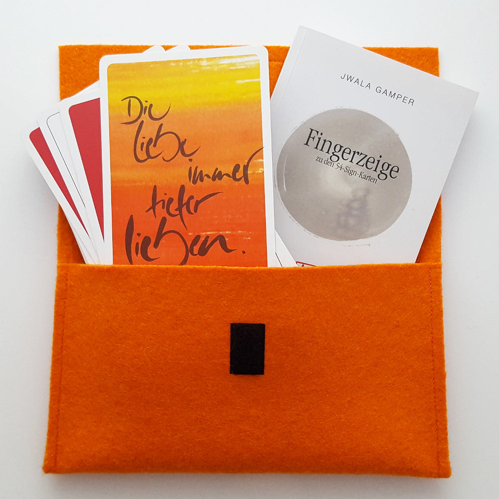 SignKarten-Set "Orange"