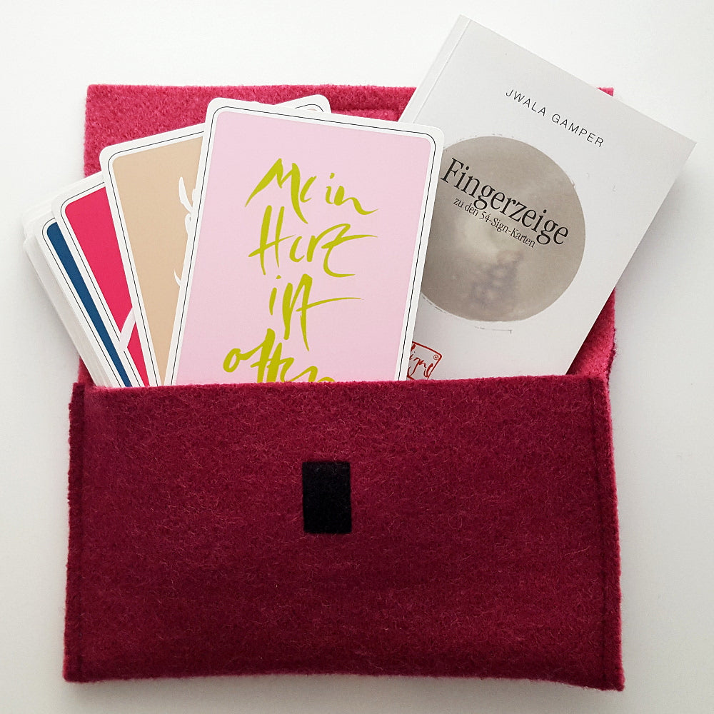 SignKarten-Set "Purple Double"