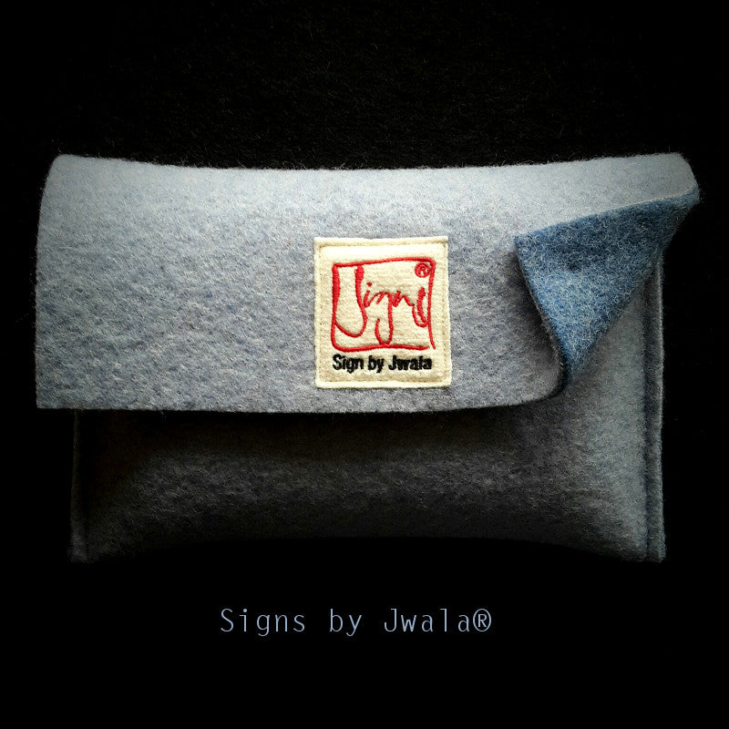 SignKarten-Set "Hellblau Double"