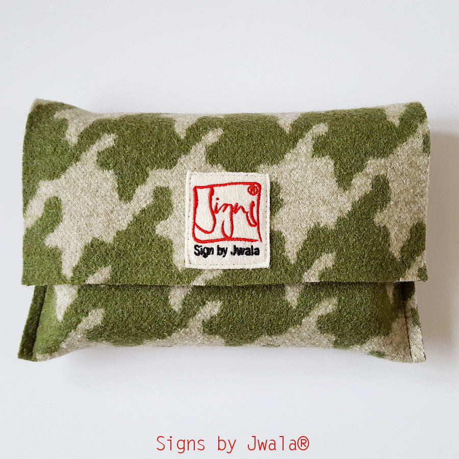 "Fingerzeige" SignKarten-Set "Hahnentritt Grün"