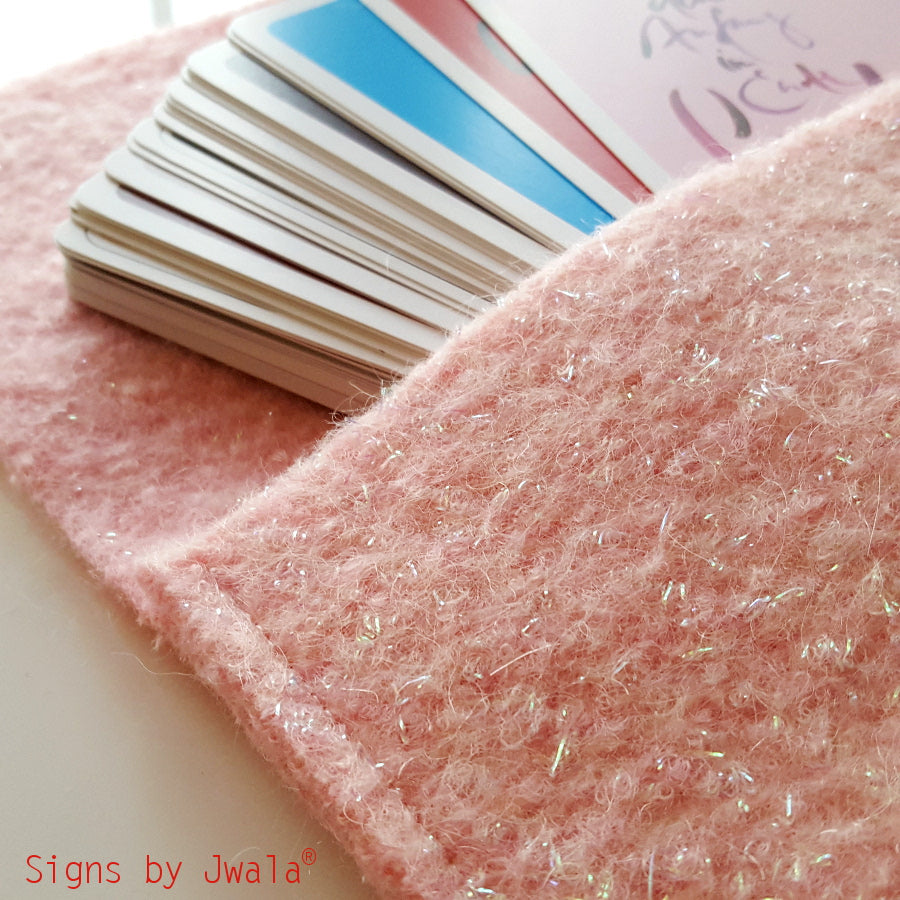 SignKarten-Set "Glitzer Rosa"