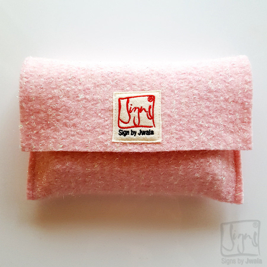 SignKarten-Set "Glitzer Rosa"