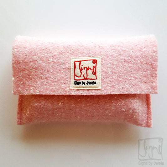 SignKarten-Set "Glitzer Rosa"