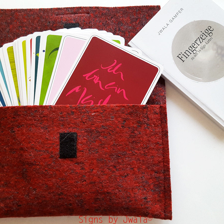 SignKarten-Set "Rot/Schwarz"