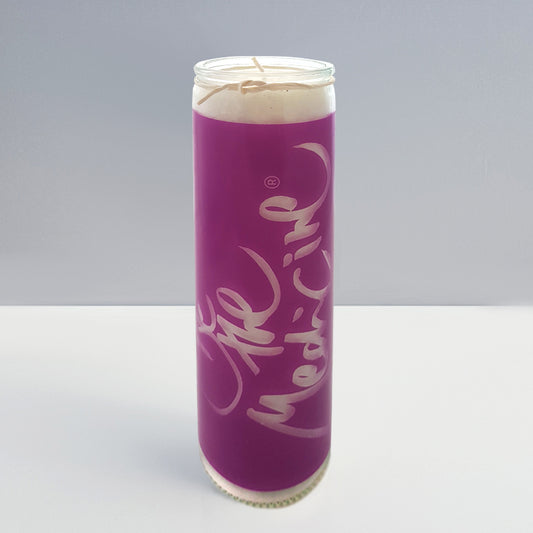 SignKerze "Be the MediCine"