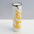 SignKerze "Happy" Farbe