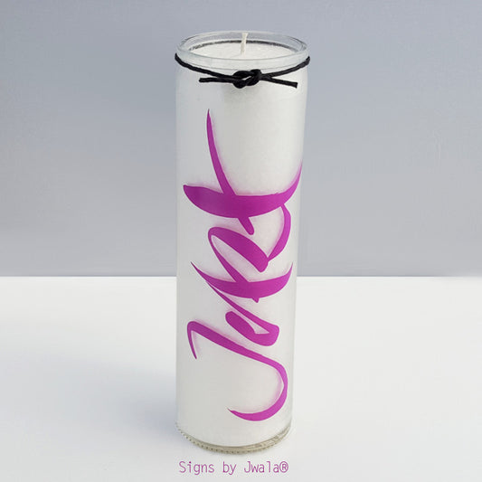 SignKerze "Jetzt" Farbe