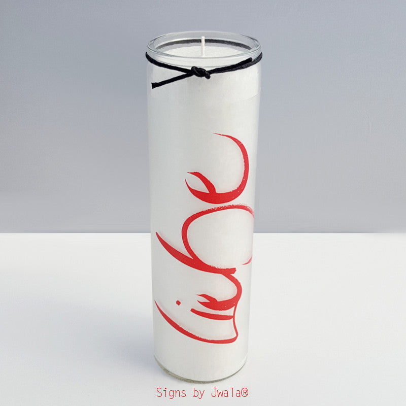 SignKerze "Liebe" Farbe