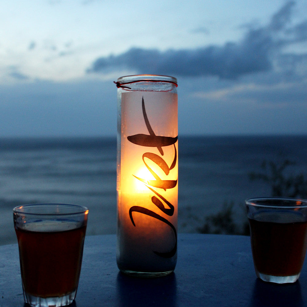 SignKerze "Jetzt" Klassik