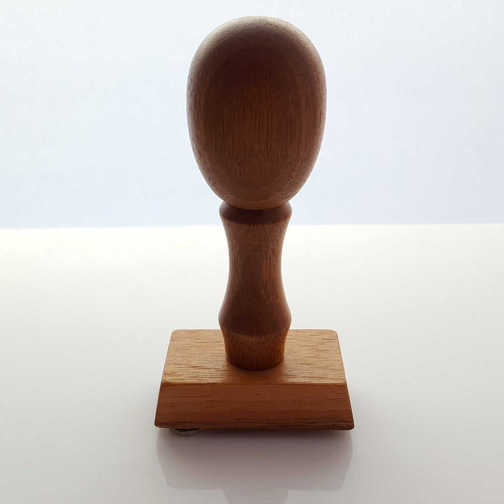 3 Stempel aus Nussholz (Bauernleinen)