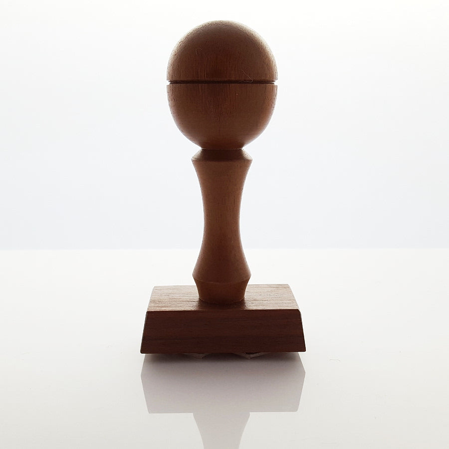 3 Stempel aus Nussholz (Bauernleinen)