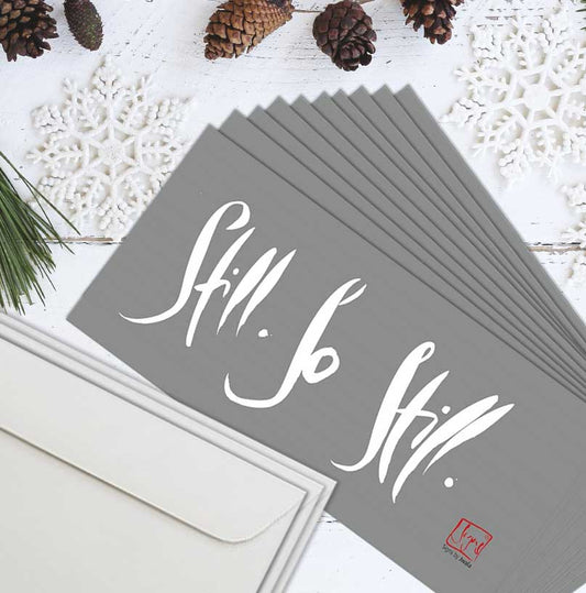 10 Klappkarten "Still. So Still"