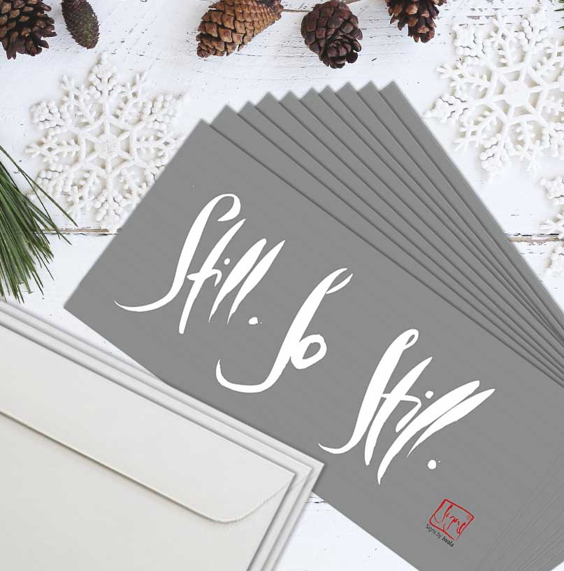 10 Klappkarten "Still. So Still"