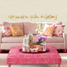 Wandtattoo "Gut gelandet im Garten des Lebens."